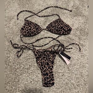 Victoria’s Secret cheetah print bikini set
